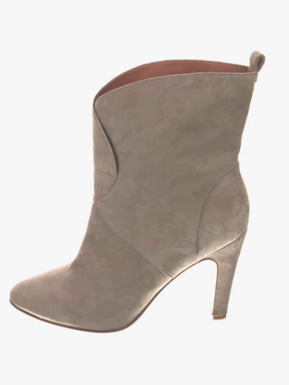 EUC - Sigerson Morrison 4" Light Taupe / Tan Suede Bootie
